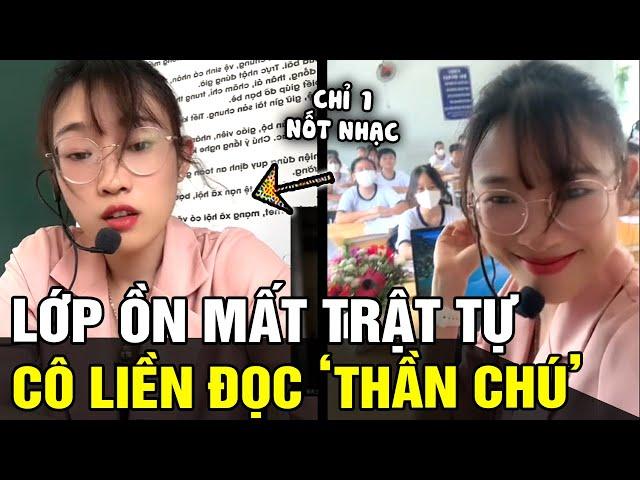 'THẦN CHÚ' của cô giáo khiến lớp đang ỒN ÀO mất trật tự IM PHĂNG PHẮC chỉ trong 1 nốt nhạc | TÁM TV