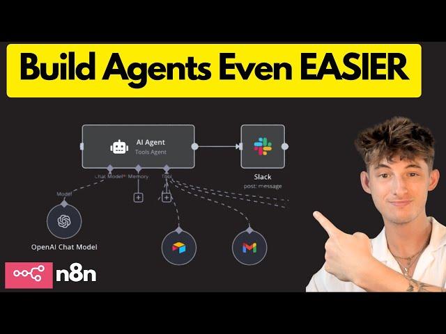 The EASIEST Way to Build AI Agents in n8n (no-code)