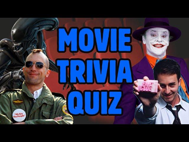 Movie Trivia Quiz - Test Your Movie Knowledge (30 Questions)