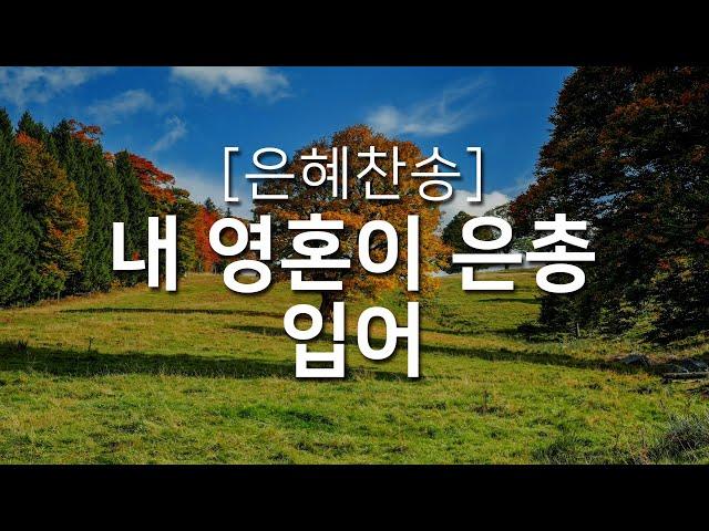 [찬송가연속듣기] 내 영혼이 은총 입어(찬송가 438장)_오늘의 찬송( 광고없는찬송가, 찬송가베스트, 찬송, 찬송가 연속 듣기, 은혜찬송, 찬송가)