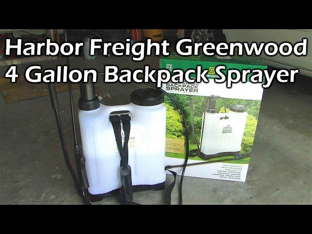 Harbor Freight Greenwood 4 Gallon Backpack Sprayer