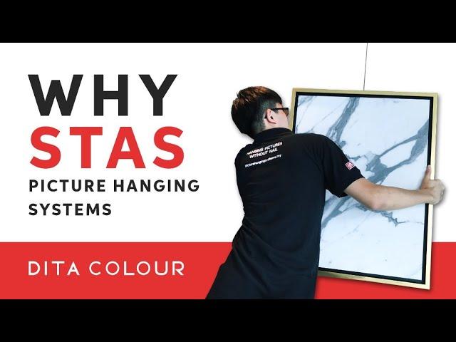Hang Art Elegantly with STAS Picture Hanging Systems - A Picture Rail For Everybody!