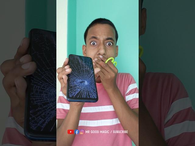 Amazing Phone  Scratch Magic Trick  #shorts #magic #viral #youtubeshorts