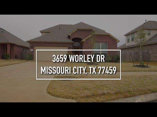 3659 Worley Dr Missouri City, TX 77459