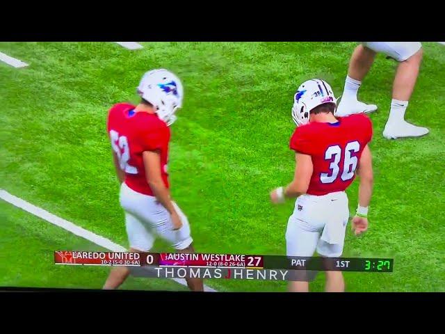 23 11 Jonathan Westlake Chaps Football v Laredo United Alamodome KXAN