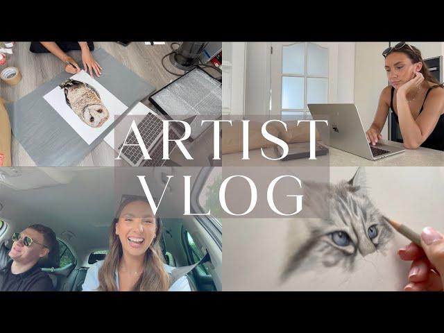 Artist Vlog - SO Much to Catch Up on!