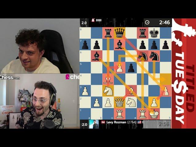 GothamChess is in SHOCK!!! Levy Rozman vs Hans Niemann