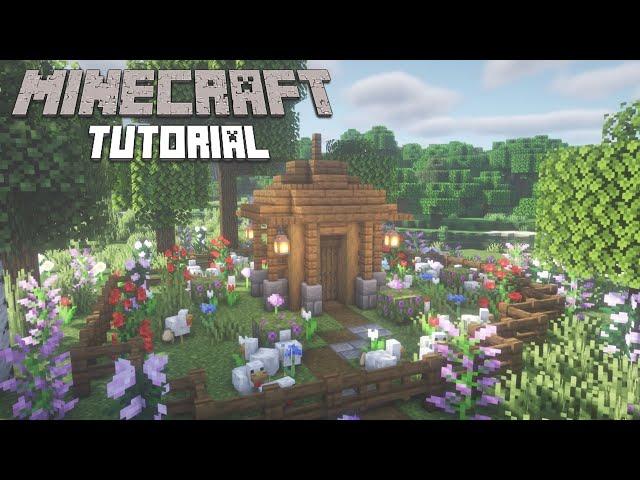 Minecraft Chicken Coop (Automatic Egg Farm) EASY Tutorial