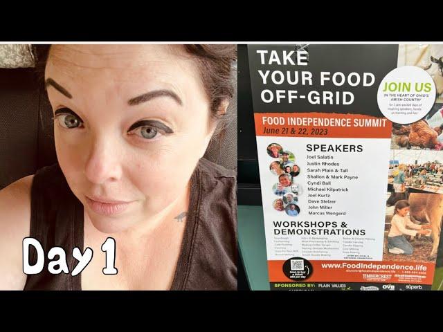 Day 1 Vlog/ Food Independence Summit/ Superb Canning Lids @RebelCanners