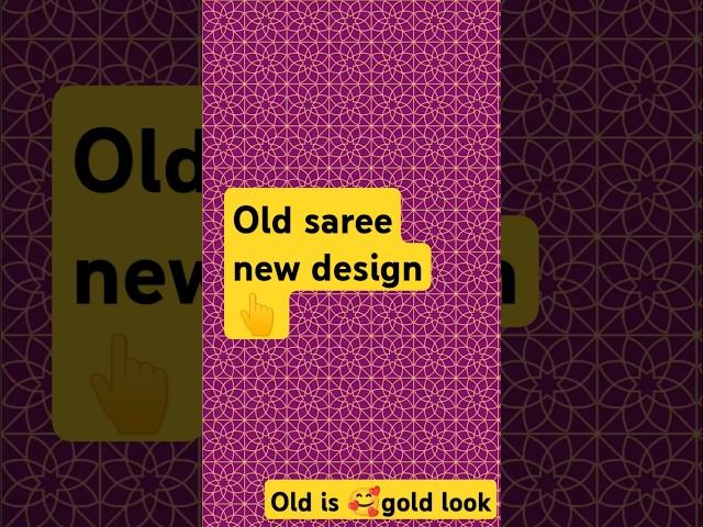 Title: Transforming an Old Saree to a Beautiful New Look! #goldsaree #yellowsaree #greensaree