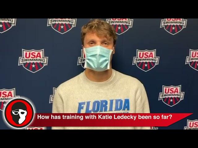 Bobby Finke on Training with Ledecky: "You just have to expect to lose sometimes"