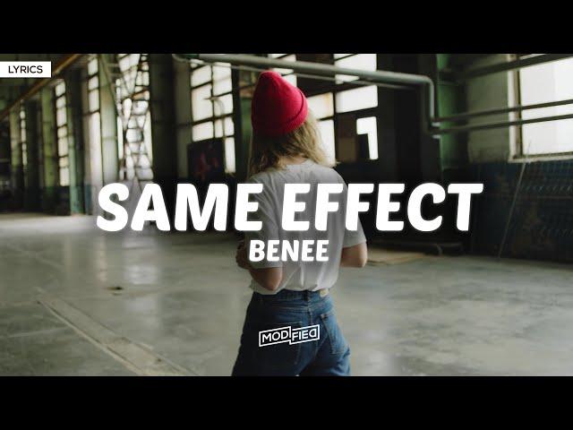 BENEE - Same Effect (Lyrics) | Visuals