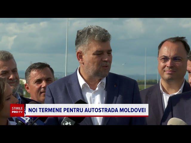 Autostrada Moldovei, A7: Șeful de la Transporturi promite că se va putea circula din decembrie