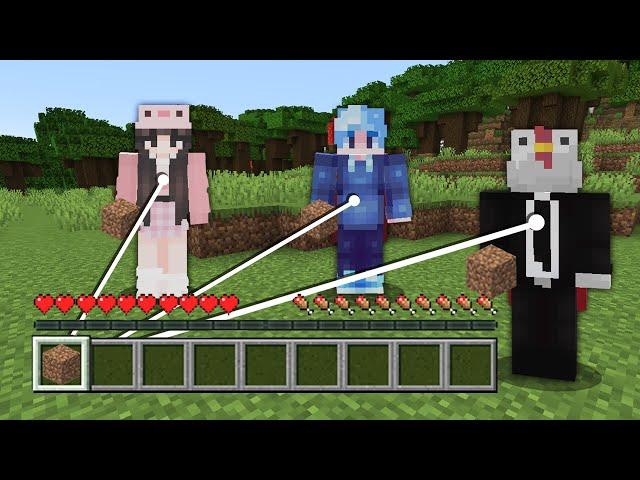 Minecraft'ta Aynı Envanter Modu ile TROLLEDİM!