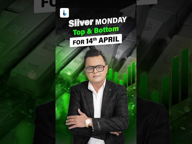 Silver For Monday Top & Bottom for 14/04/2025 by Amit jain #silver #trading #stockmarket #commodity