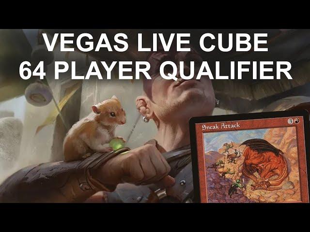 MINSC AND BOOM! Vegas Live Cube 64-Person Single Elimination Vintage Cube. Jund Sneak Attack MTG