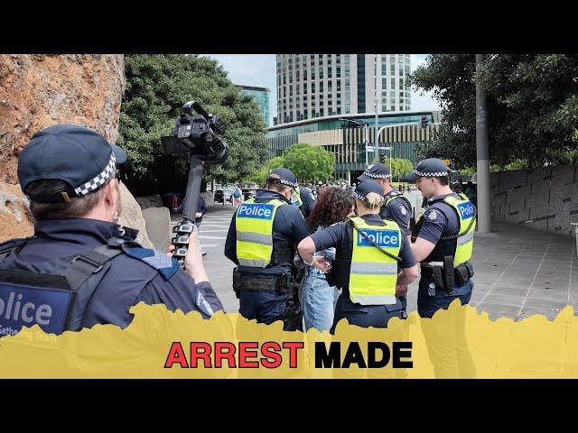 Arrested At Pro-Israel Rally