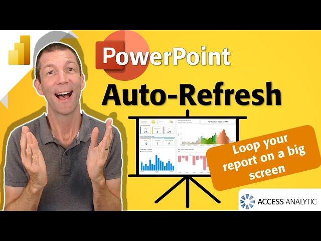 NEW!  Power BI Now with Auto Refresh in PowerPoint