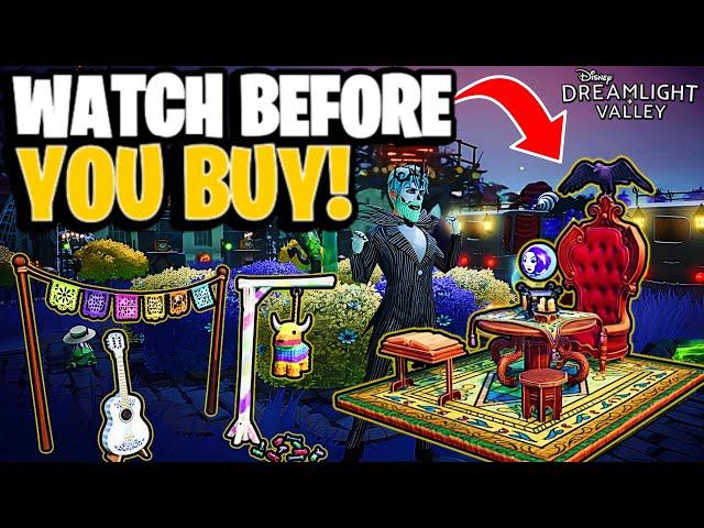 Halloween Items Are HERE! [Madame Leota, Pumpkin King Costume & MORE] | Dreamlight Valley