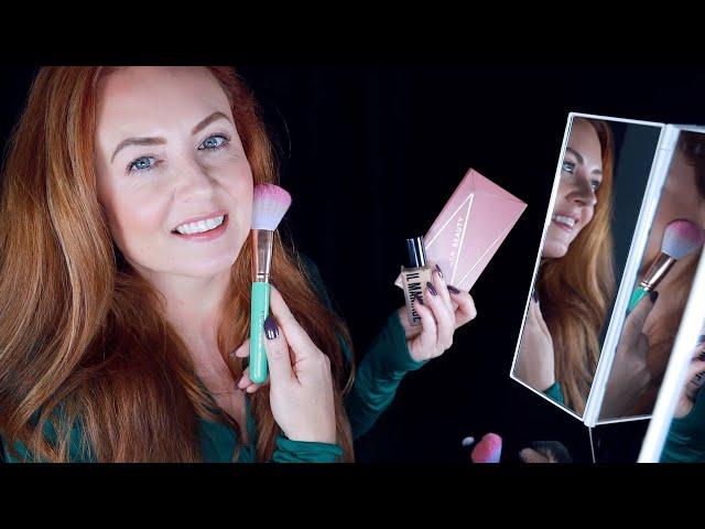 ASMR  MakeUp Applied Peacefully  Brushes, Cases & Foundation
