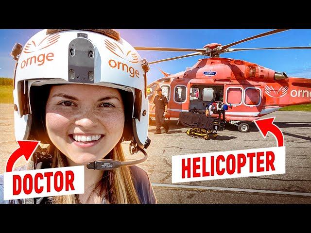 MEDICAL EMERGENCY: Day in the Life of a Doctor Shadowing a FLIGHT PARAMEDIC!