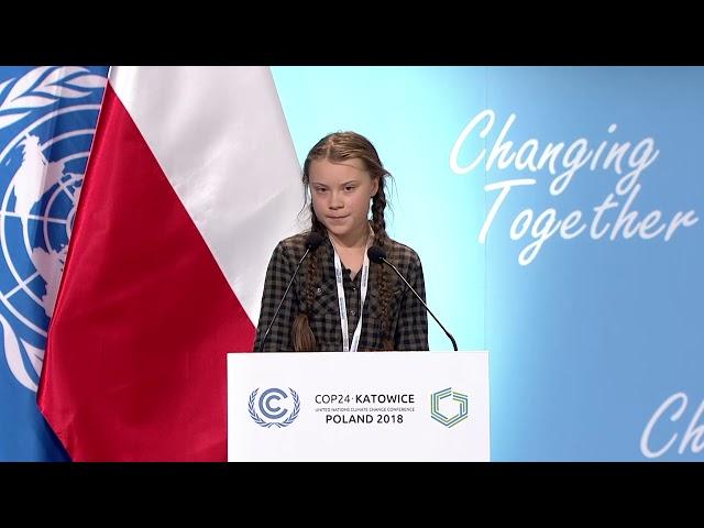 Greta Thunberg full speech at UN Climate Change COP24 Conference