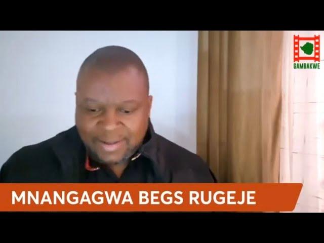 WATCH LIVE: Mnangagwa begs Rugeje to challenge Chiwenga