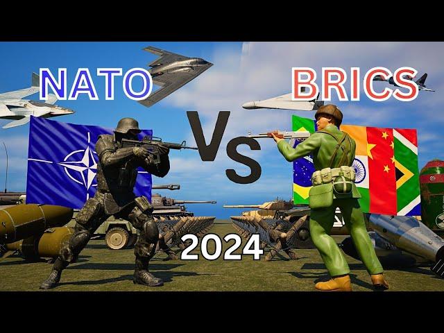 NATO vs BRICS Military Power Comparison 2024