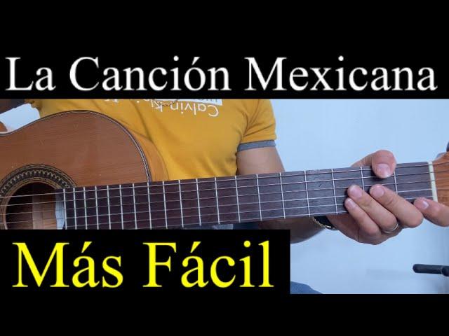 La canción mexicana MÁS FÁCIL EN GUITARRA