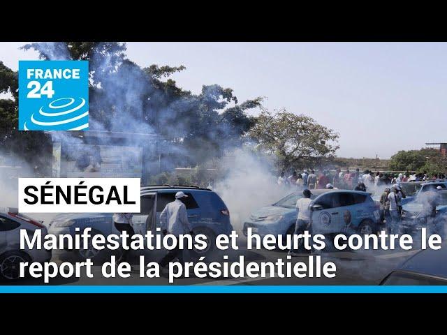 Sénégal : une manifestation contre le report de la présidentielle violemment dispersée