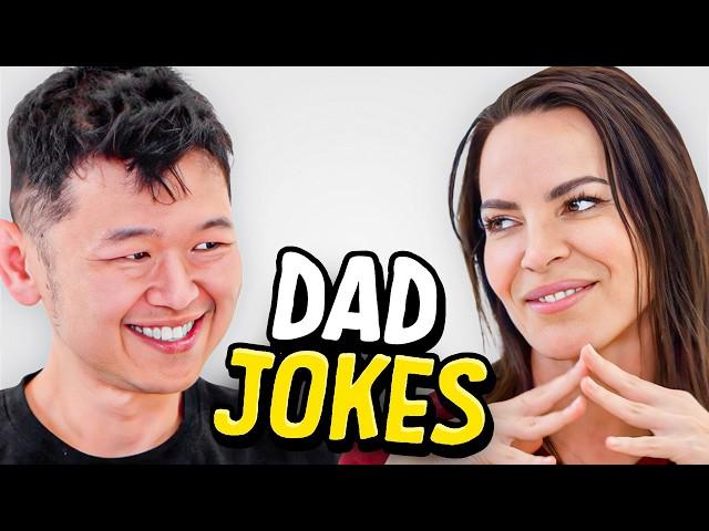 USA Dad Jokes | Don't laugh Challenge | Ian vs Dana | Raise Your Spirits