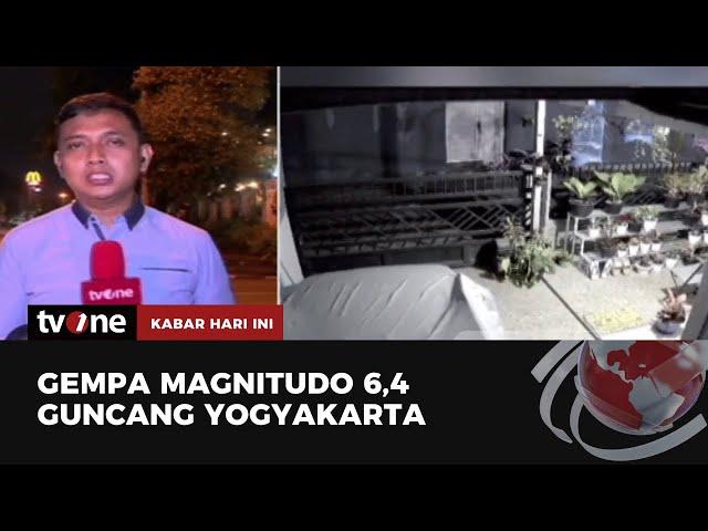 Tak Berpotensi Tsunami, Kondisi Pasca Gempa Magnitudo 6,4 Guncang Yogyakarta | Kabar Hari Ini tvOne