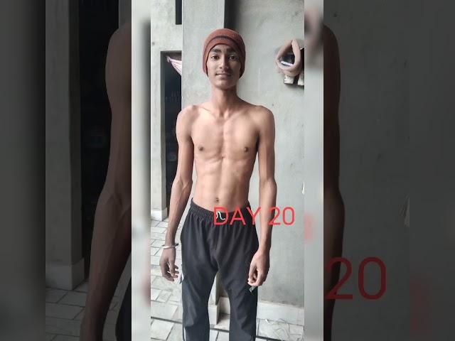 2 month 40kg to 60 BODY transformation||#trending #viralshort #shorts