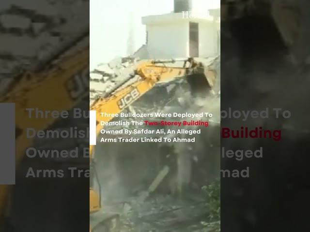 Bulldozer razes Atiq Ahmed’s aide Safdar Ali’s property