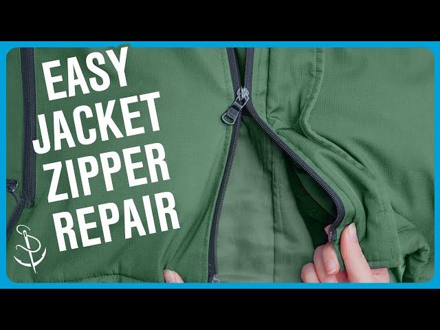 How to Fix and Replace Any Broken Jacket Zipper!