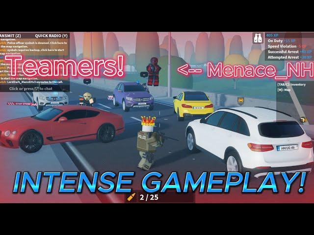 Emergency Hamburg SEK INTENSE Gameplay! Very Hard Players! CHAOS! Teamers! | ROBLOX (AmateurZ)