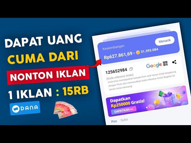 Dapat Uang  Cuma Dari Nonton Iklan Google - Cara Menghasilkan Uang Dari Internet