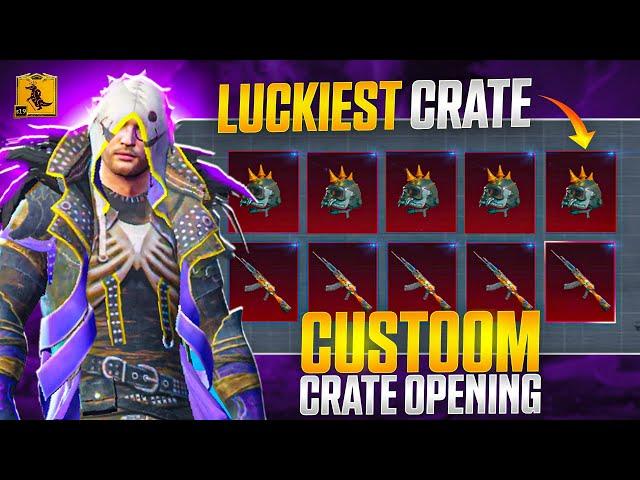 AKM Hellfire Crate Opening - New Custom Crate Opening - Pubg New Custom Crate - Free UC Event Pubgm