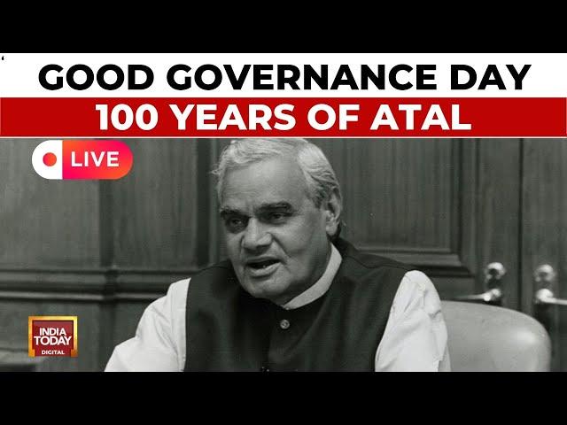 Good Governance Day 2024 LIVE Tribute: BJP Leaders Honor Atal Bihari Vajpayee at Sadaiv Atal | LIVE