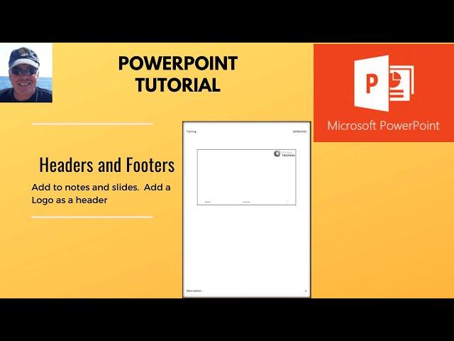 How to add Headers and footers in Microsoft PowerPoint. Headers and Footers