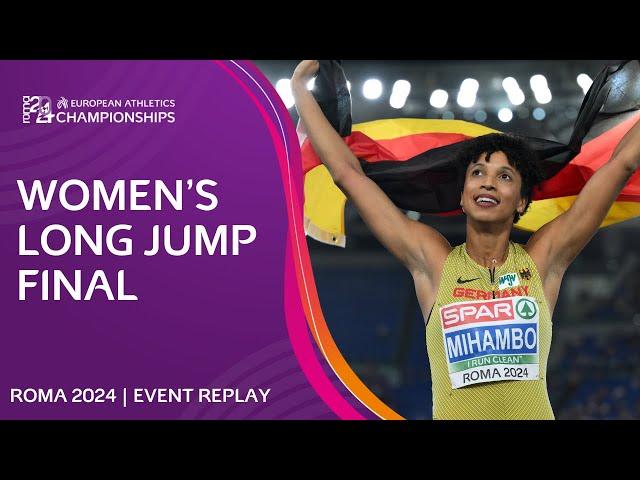 Four jumpers OVER 6.90m!  Women's long jump final replay | Roma 2024