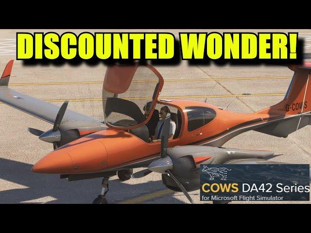 FS2020 COWS DA42 Series Review | 25% Discount for this Sleek Multi-Engine Wonder!