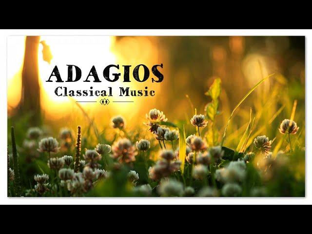 Adagios | Best Relaxing Classical Music Ever | Soothing Relief Meditation Reading Music