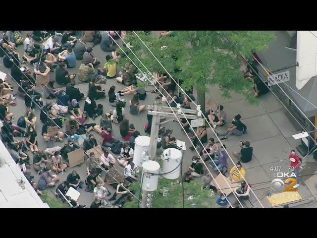 Protesters March Through Pittsburgh's East End Neighborhoods