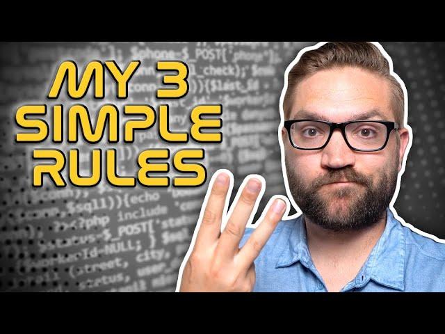 My 3 Simple Rules to Learn to Code