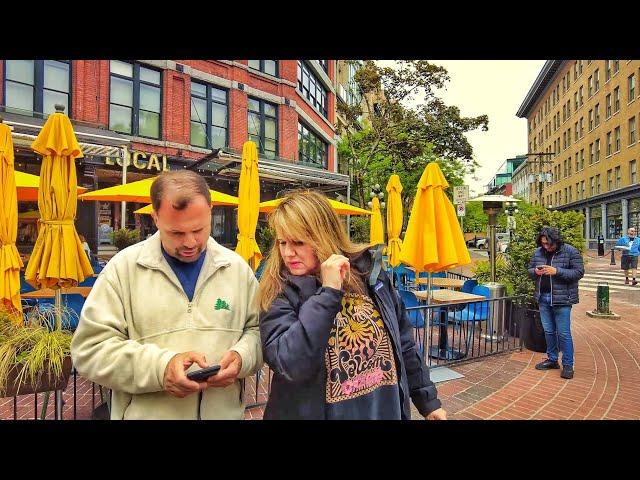 Vancouver Walk  - Alexander St, Gastown to the Downtown Eastside (Narrated)