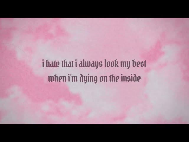 Nessa Barrett -  dying on the inside (official lyric video)