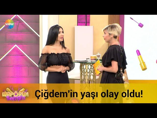 Yeni model Çiğdem'in yaşı olay oldu!