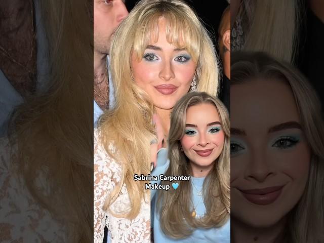 Sabrina Carpenter Makeup 🩵 #makeup #sabrinacarpenter #celebritymakeup