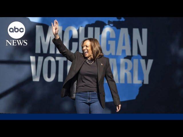 Harris, Trump campaign in Michigan Friday